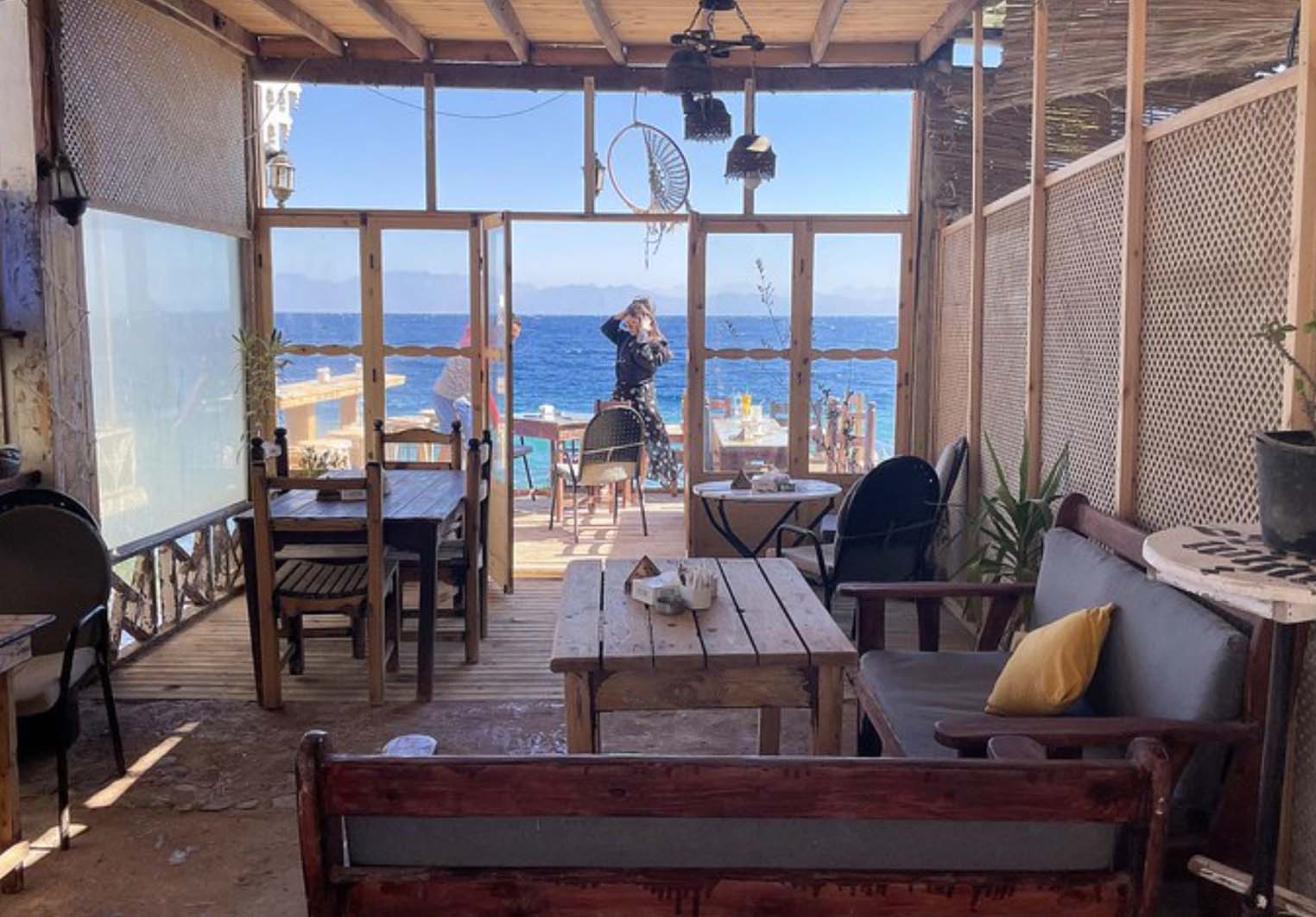 The best coffee shop in Egypt, Dahab.